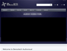 Tablet Screenshot of bensotech.com